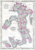 1864 Johnson Map Italy.jpg