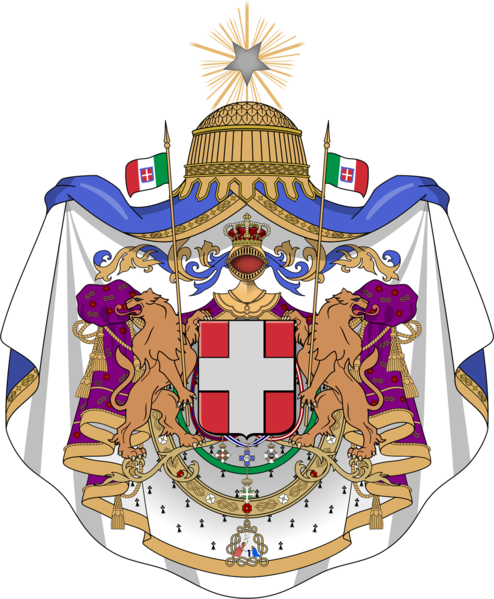 Attēls:Coat of arms of the Kingdom of Italy 1870.png